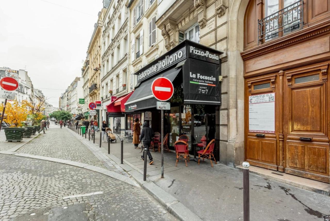 Abbesses - Superbe Appartement Avec Cheminees Parijs Buitenkant foto